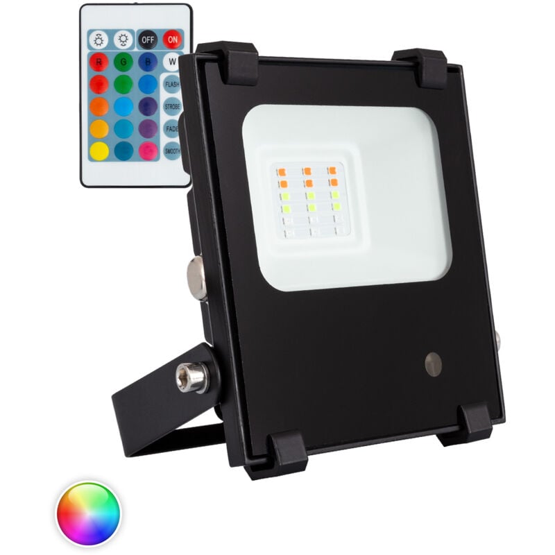 Projecteur LED RGB HE PRO 135lm/W IP65 10W Dimmable RGB