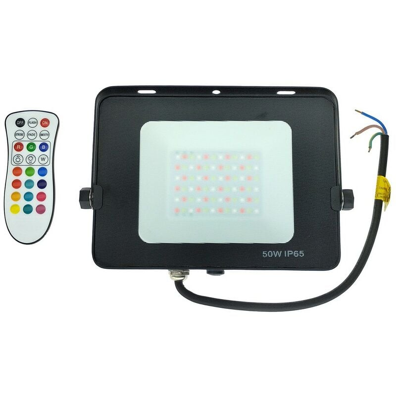 Projecteur led rgb 50W Étanche IP65 Forte luminosité Digilamp