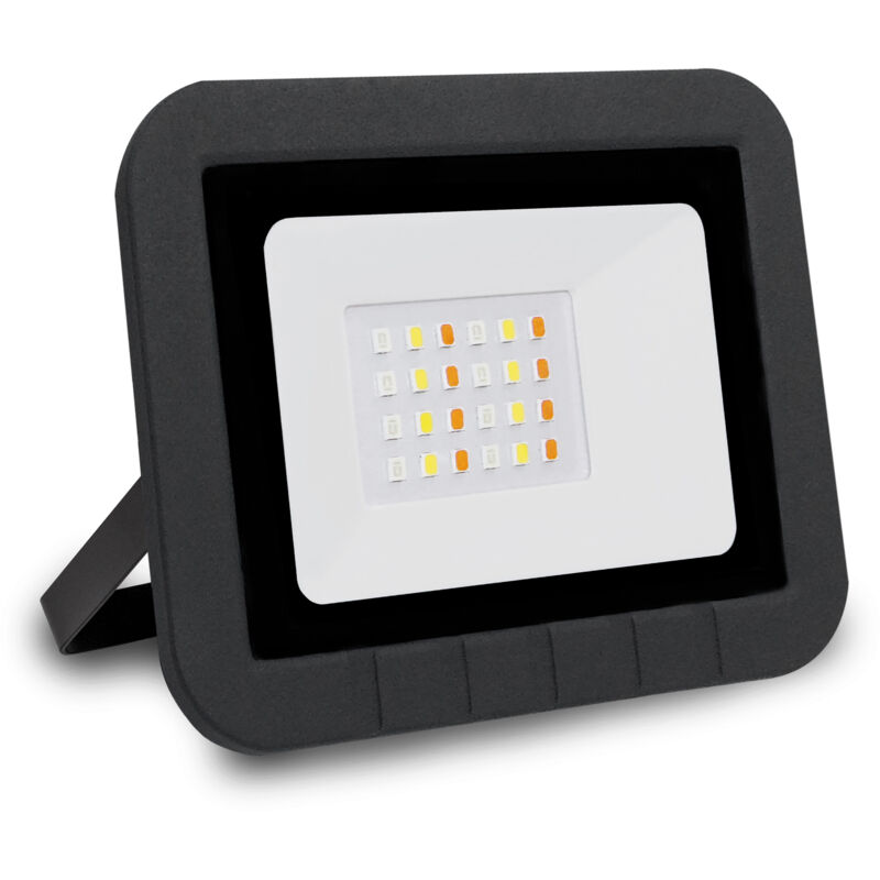 Alfa - Projecteur led rgb IP65 20W en aluminium noir