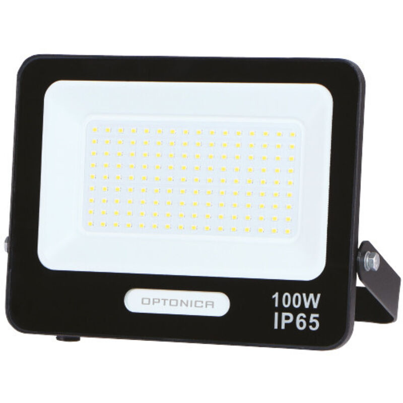 Projecteur led smd 100W 9000lm 6000K IP65 Corps Noir - 242x212x33.5mm