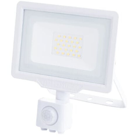 OPTONICA Projecteur LED SMD 30W - 2400lm - IP65 - 2700K - Capteur PIR