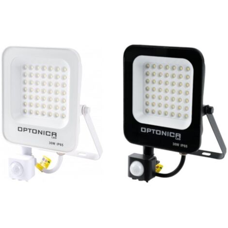 Projecteur LED SMD 30W - Blanc - 2700lm - IP65 - 4500K - Capteur