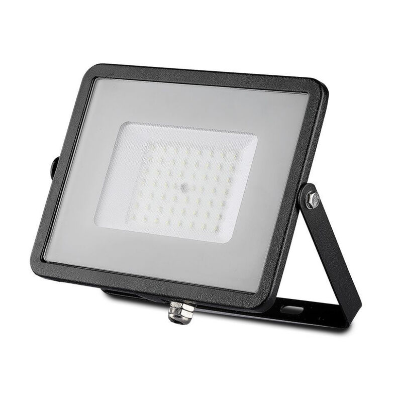 V-tac - Projecteur led smd Chip Samsung 50W Couleur Noir 3000K IP65