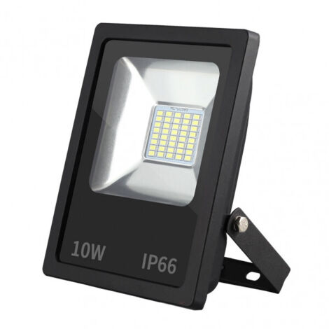 projecteur led smd dacita 10w 6500k black 900lm 120º ip66 13.5x11.5x4 cm