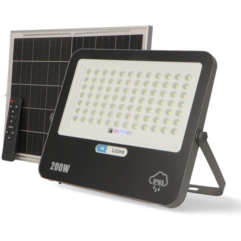 Projecteur led Solaire Milan 200W 6000K - Ledme - LM6507 Projecteur led Solaire Milan 200W 6000K - Ledme - LM6507