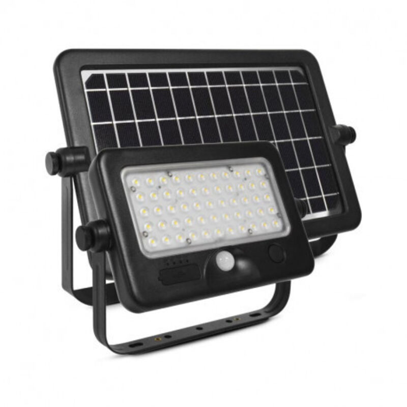 Projecteur Solaire led sunny lumos - 10W + détecteur et câble usb Miidex Lighting blanc-neutre-4000k - avec-detecteur Projecteur Solaire led sunny lumos - 10W + détecteur et câble usb Miidex Lighting blanc-neutre-4000k - avec-detecteur