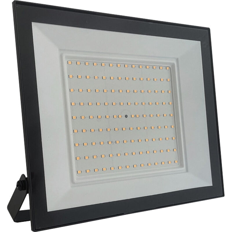 Projecteur LED V-TAC, VT-44109, 100 W, 3000K, EEK : F, 8150 lm, blanc chaud, IP65, noir