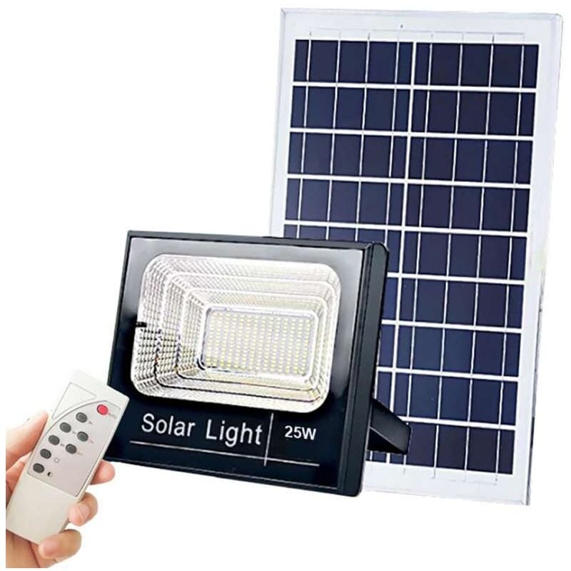 Projecteur led Solaire 35W 2600Lm 6000K 6,4V/16,5Ah - Blanc Jour 6000K