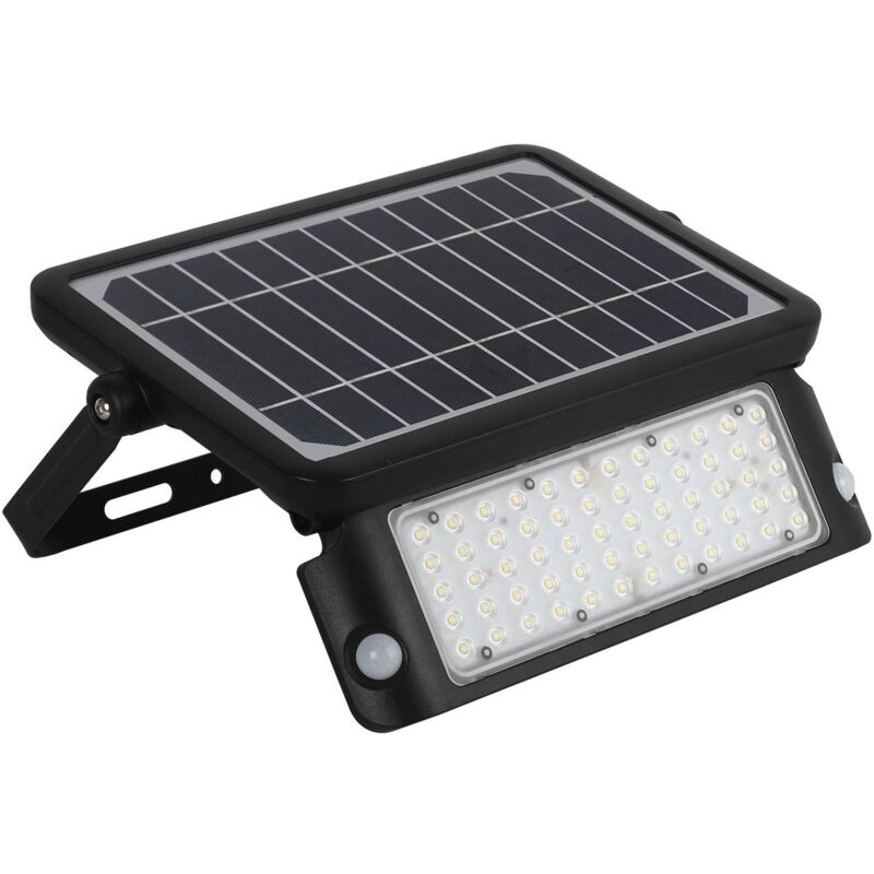 Projecteur LED Solaire 10W IP65 avec Détecteur de Présence PIR et Crépusculaire Blanc Neutre 4000K - Blanc Neutre 4000K