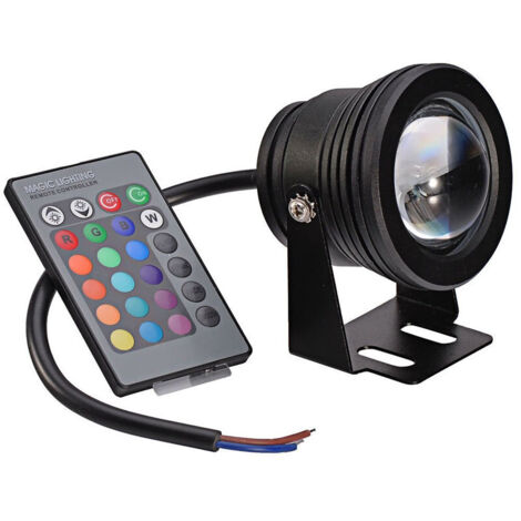 Projecteur LED Sous-Marin 10 W Étanche IP67 RGB pour Piscine, Fontaine et Jardin – Éclairage Submersible Sécurisé