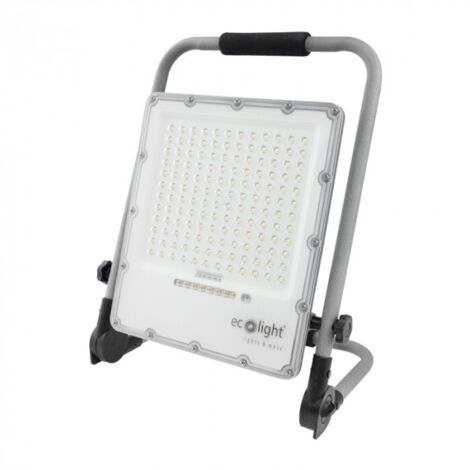 Projecteur LED sur batterie 100W 5000K IP65 EcoLight