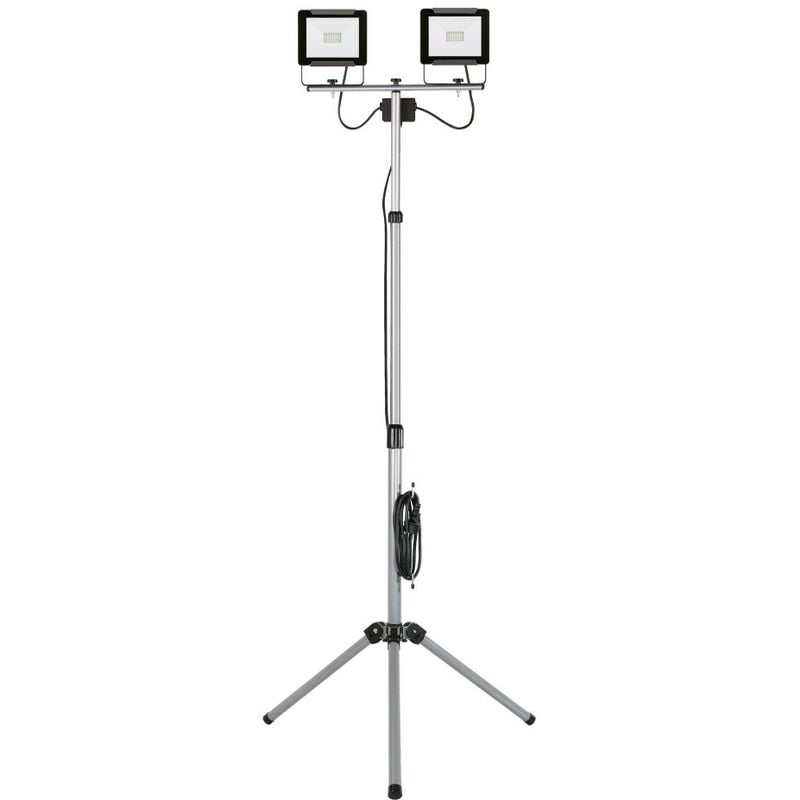 Projecteur led sur pied 2x20w