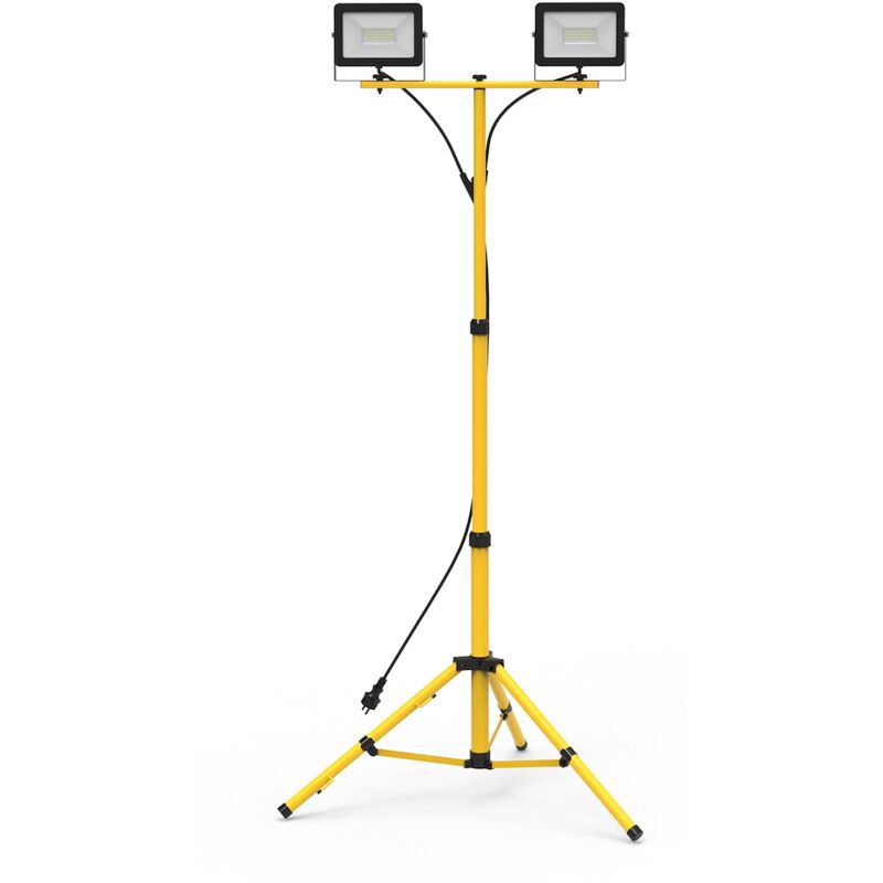 Projecteur LED sur pied Bobby 2x50W 4000K
