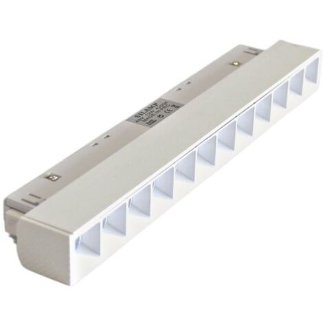 Projecteur LED sur Rail Magnétique 48V DC 12W BLANC - Blanc Neutre 4000K - 5500K - SILAMP
