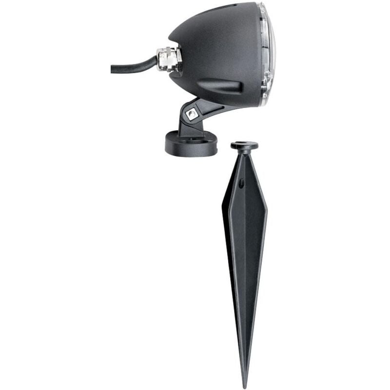 Telo led Proj. Ext. IP44/67 IK07 noir angle 36° led intég. 3,6W 3500K 240lm Aric 5058