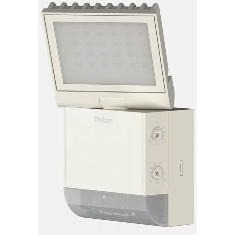 1020800 theLeda S8-100 wh Projecteur led i Détecteur de mouvement intégré i blanc i 8,5 w i Montage mural i Couleur de lumière 4000 k i Angle de