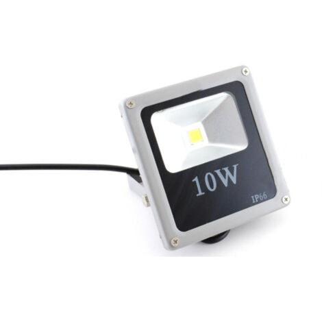 Projecteur Led Ultra Fin Avec Lumière Rgb Chaude Et Froide Pour Extérieur Ip65 220 V -mince-10 Watts