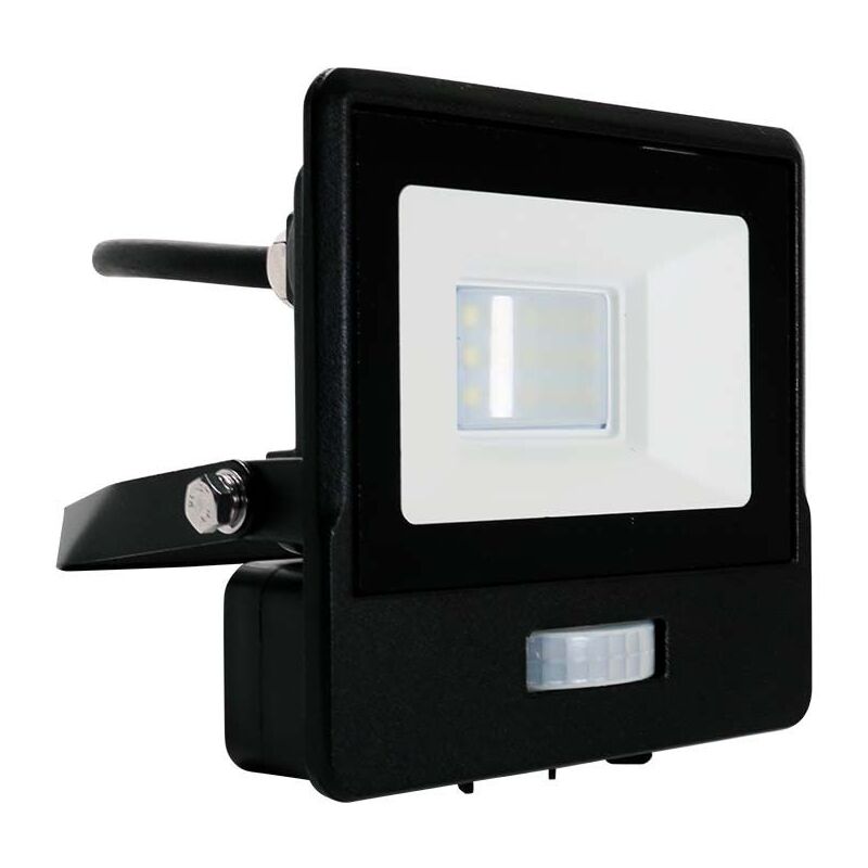 Projecteur led - Samsung - Capteur pir - IP65 - Noir - 10W - 735 Lumens - 6500K