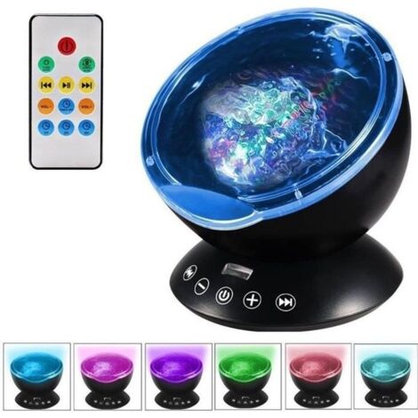 Projecteur Lumières Ciel étoiles Lampe Veilleuse LED Décoration Chambre Enfant Noir