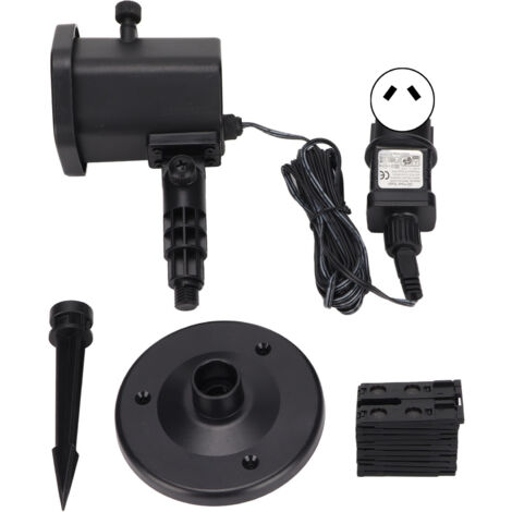 Projecteur Lumineux de Noël IP44 Étanche 12 Motifs pour Jardin Fête Mariage Terrasse 100‑240V Prise EU