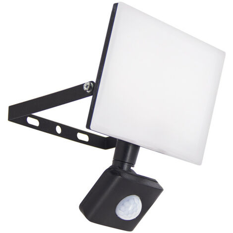Projecteur mural filaire 30W, 2500 lumens, détecteur de mouvement, IP65, Blanc froid