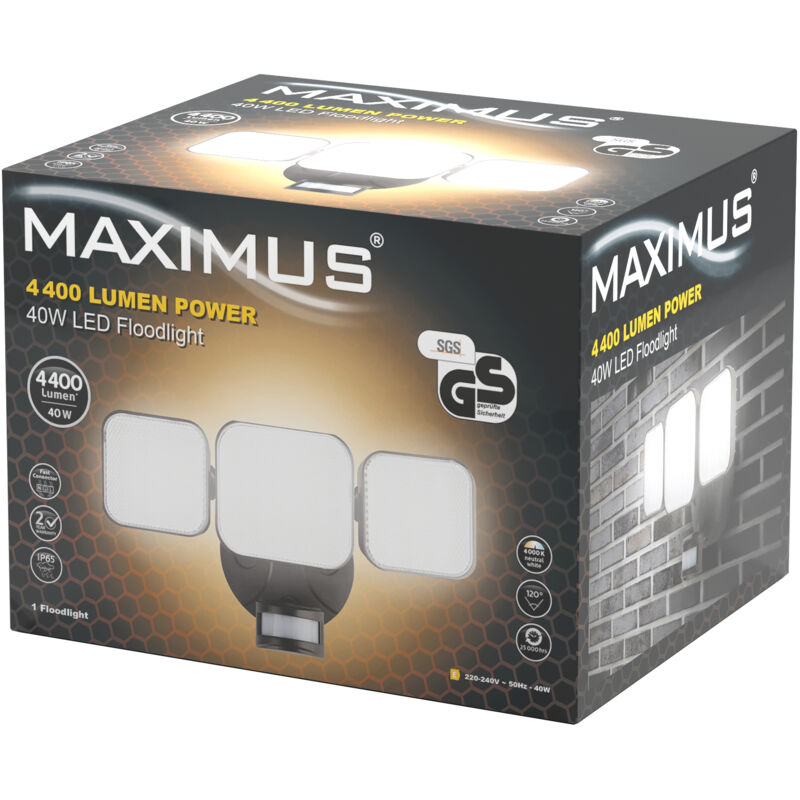 Projecteur mural led Maximus M-PAN-010 - 4400lm Projecteur mural led Maximus M-PAN-010 - 4400lm