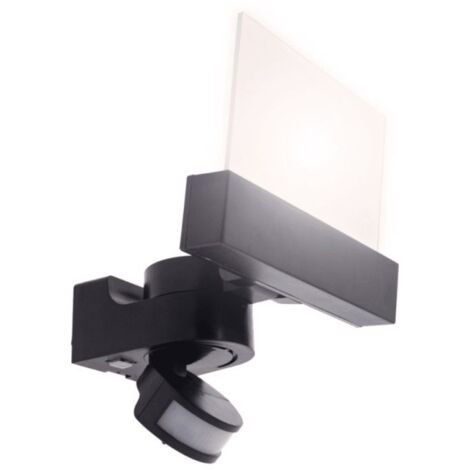 Projecteur mural PMMA 24W, IP44, détecteur de mouvement, 1700 lumens, Blanc froid