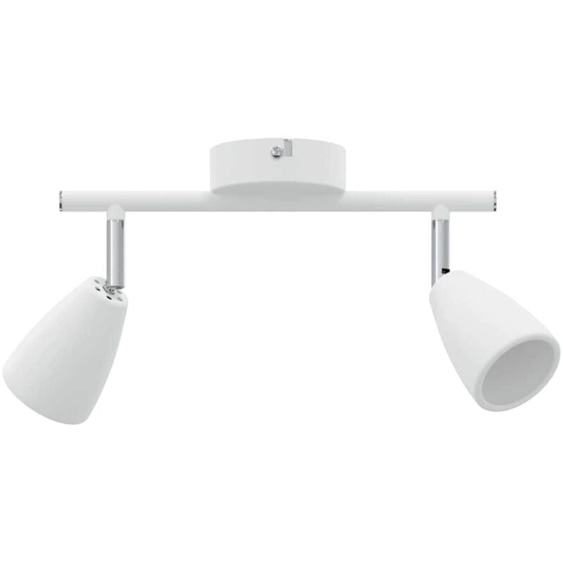 Vidaxl - Projecteur de plafond à deux voies ajustables blanc GU10