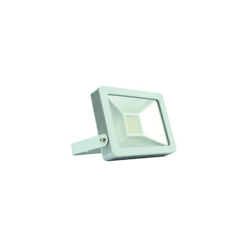 Projecteur plat smd 20W 1400 Lm 6500K IP65 coloris blanc - Fox Light