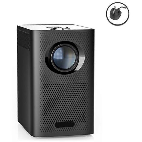 Projecteur portable 1080p S30 pour films en extérieur, version internationale, prise britannique, noir.