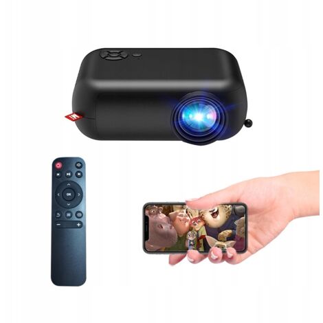 PROJECTEUR PORTABLE AVEC TÉLÉCOMMANDE ITIMPORT JUSQU'À 170 POUCES BLUETOOTH FullHD