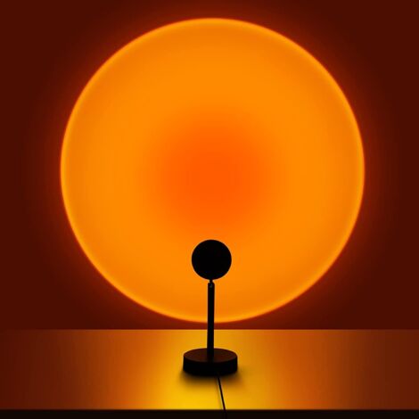 Projecteur pour coucher de soleil, lampadaire projecteur pour chambre