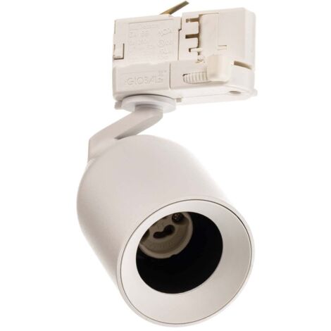 Projecteur pour rail électrique à intensité variable 'Brinja' en aluminium pour couloir