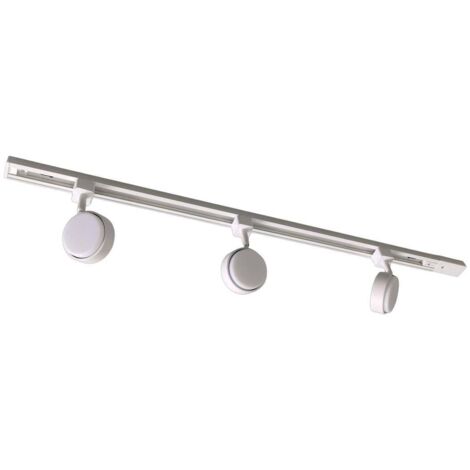 Projecteur pour rail électrique à intensité variable 'Jardani' en aluminium pour bureau