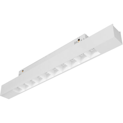 Projecteur rail 48V CRETE2 LED SMD 15W 1620lm CRI90 3000K 16º Blanc