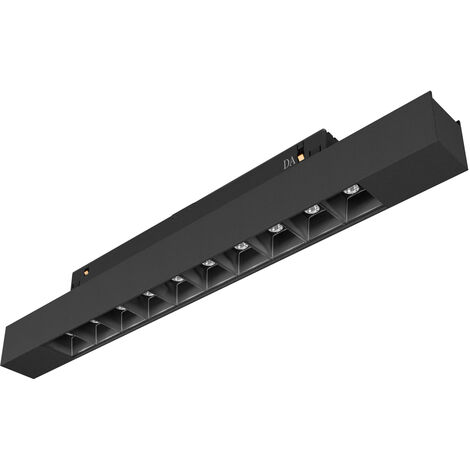 Projecteur rail 48V CRETE2 LED SMD 15W 1620lm CRI90 3000K 36º Noir