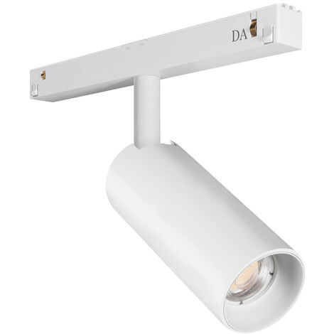 Projecteur rail 48V tilt CRETE1 LED COB 11W 1011lm CRI90 3000K 18º Blanc