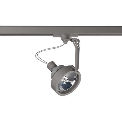 Projecteur rail tilt HAITI GU10 15W Gris