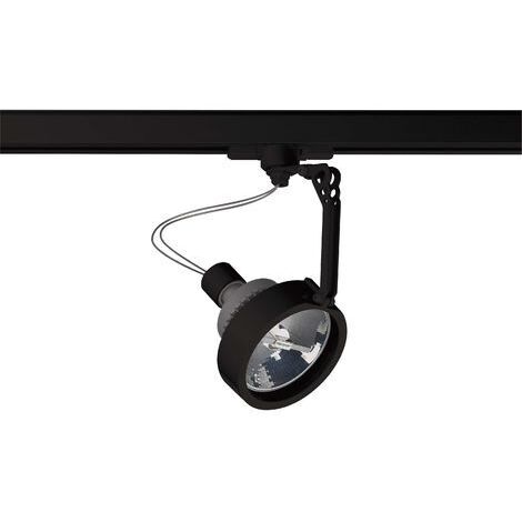 Projecteur rail tilt HAITI GU10 15W Noir