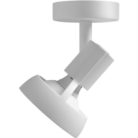Projecteur rail tilt NESSO E27 75W Blanc