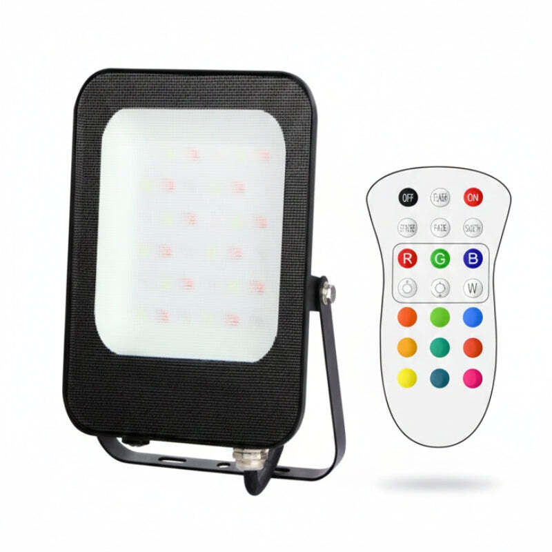 Projecteur RGB LED Extérieur 100W IP65 120lm/W Gris - SILUMEN