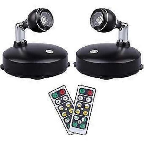 Projecteur sans fil d'intérieur, lampe d'accentuation à piles, lampes artistiques pour tableaux, applique murale LED Wi null aucun