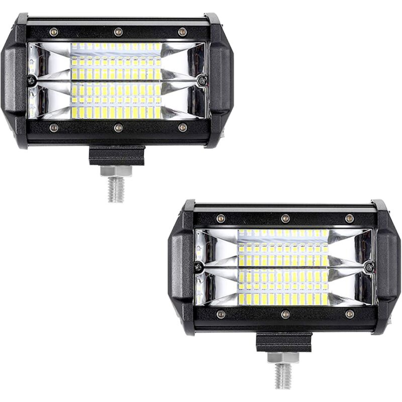 Naizy - Projecteur Seul Projecteur de travail à led 272W Lampe de travail led tout-terrain carrés Lampe de travail Feux Auxiliaires IP67