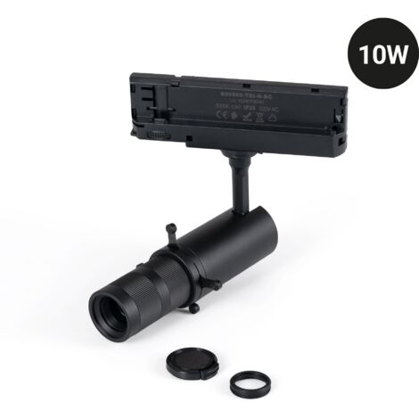 Projecteur shapeable sur rail triphasé - 10W - 20º-35° - Blanc Chaud