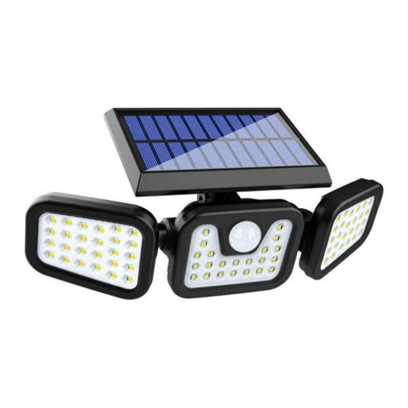 Projecteur solaire 3 têtesdétecteur de mouvement