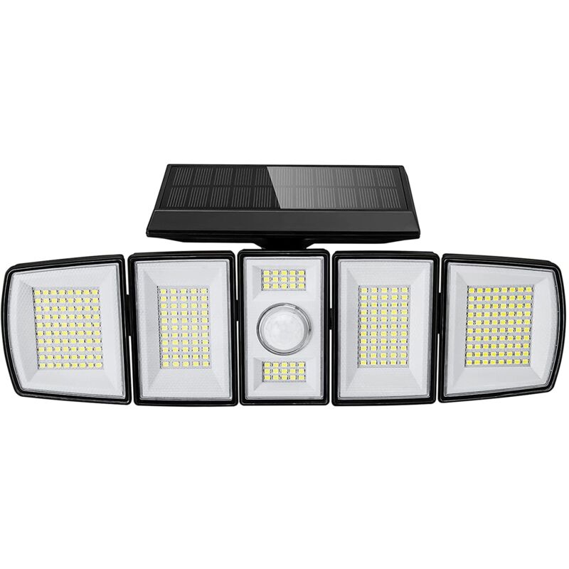 Projecteur solaire avec détecteur ANDOVER XL Noir ABS 1000LM