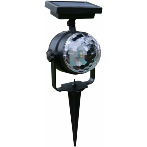 Projecteur solaire de Noël rotatif pour pelouse, anniversaire, fête, KTV, mariage, extérieur [Classe énergétique A+] Ephé