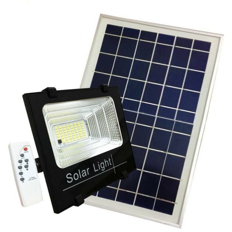 Silamp - Projecteur Solaire led 15W Dimmable avec Détecteur (Panneau Sola