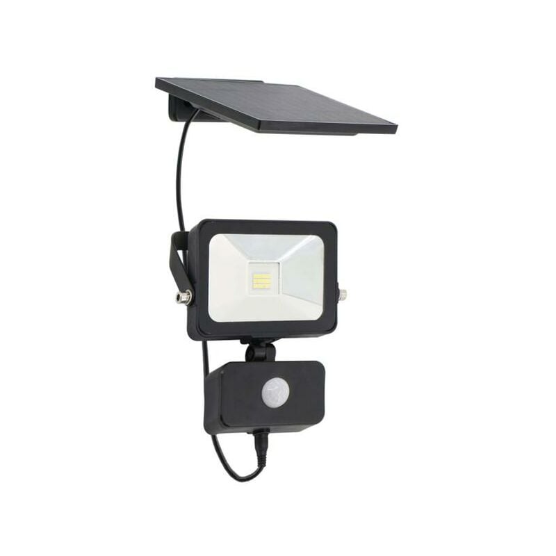 Projecteur Solaire LED 10W IP44 avec Détecteur de Mouvement et P