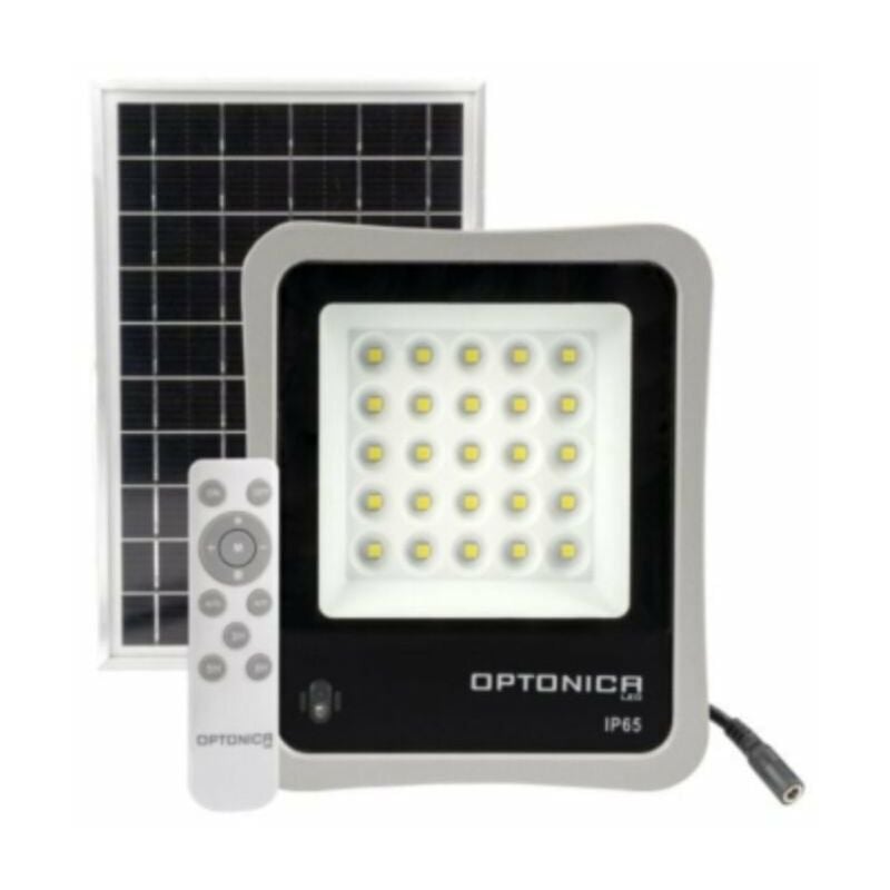 Silumen - Projecteur Solaire led 15W IP65 (Panneau Solaire + Télécommande Inclus)